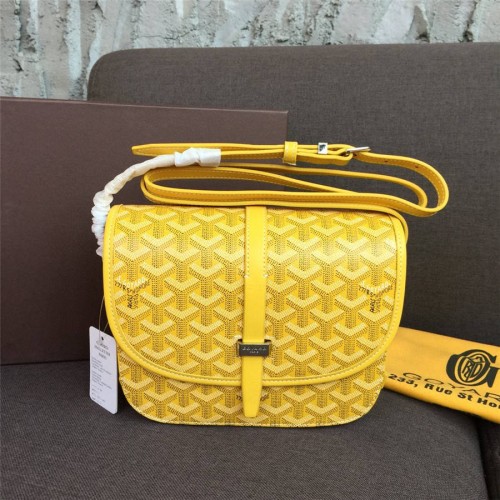 yellow goyard messenger bag