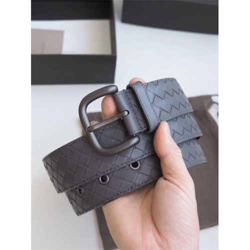 Bottega Veneta BV Men's Woven Calfskin Belt