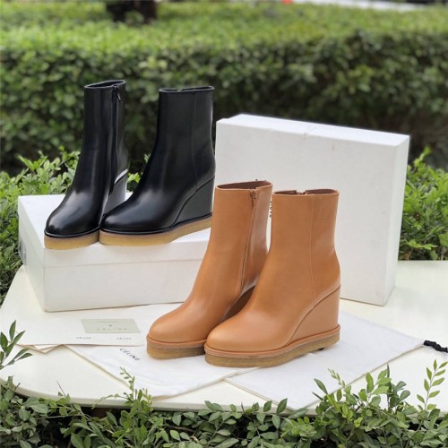 celine wedge boots