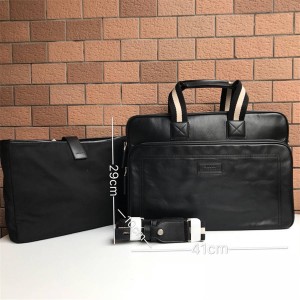 BALLY Men's Oil Wax Leather THORON Handbag Shoulder Briefcase