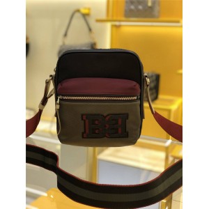 bally new men's bag color matching nylon FAARA crossbody bag