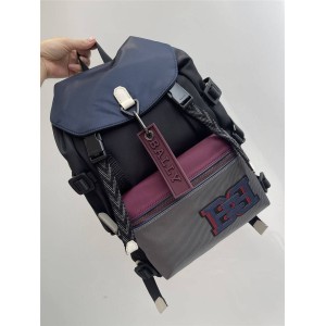 Bally colorblock nylon Crokeet men's backpack mountaineering bag