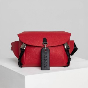 bally Cage series full leather shoulder chest bag waist bag