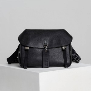 bally Catch series full leather shoulder messenger bag