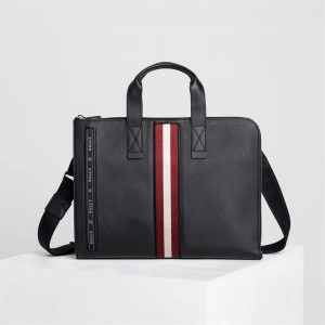 Bally men's bag Henri striped briefcase