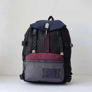 Bally Colored Nylon Crocket Men's Backpack