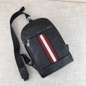 Bally men's bag new oil wax stripes HARI chest bag shoulder bag