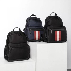 Bally CHAPMAY Nylon Stripe Backpack