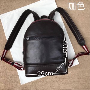 bally men's backpack new full leather Tiga school bag