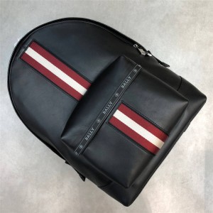 bally men's new striped leather HARPER backpack
