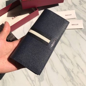 BALLY Men's New Stripe TALIRO Long Fold Wallet