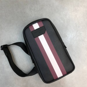 BALLY men's bag new striped TANIS diagonal cross chest bag