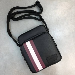 BALLY men's bag new striped stitching SEBERT diagonal cross bag