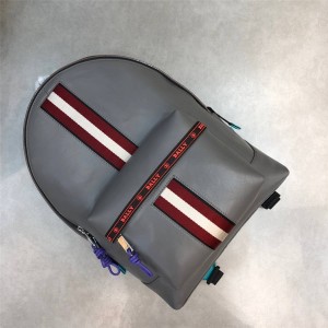 bally men's bag new striped leather Harper backpack