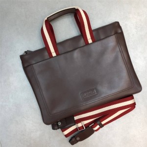 bally men's bag classic oil wax leather TIGAN shoulder briefcase