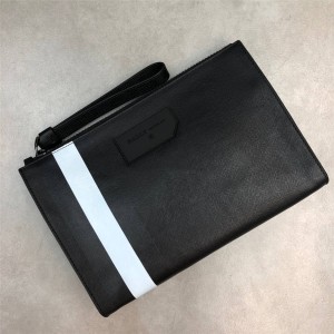 bally official website new colorblock striped Skid men clutch