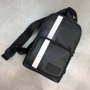 bally new PVC Sihorn men's shoulder bag chest bag