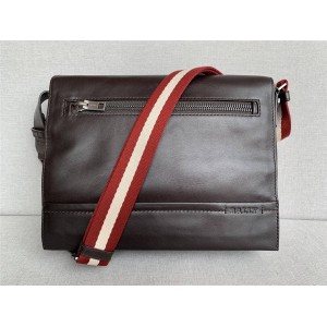 bally men's bag large TAMRAC oil wax leather messenger bag