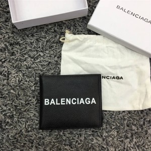 Balenciaga official website men's short wallet EVERYDAY SQUARE two fold wallet 485108