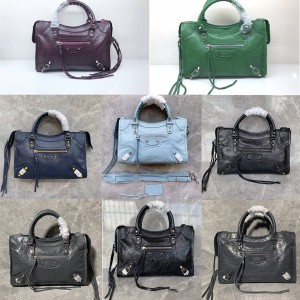 Balenciaga official website burst sheepskin medium CLASSIC CITY handbag