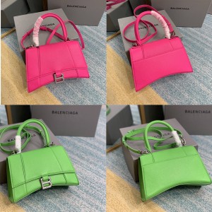 Balenciaga Women's S Diamond Pattern Hourglass Handbag