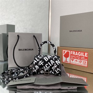 Balenciaga Hourglass Mini Top Handle Bag 637372