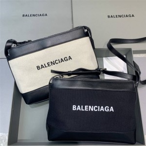 balenciaga new canvas and leather crossbody bag