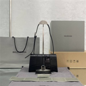 balenciaga Hourglass Multibelt small leather handbag 659242