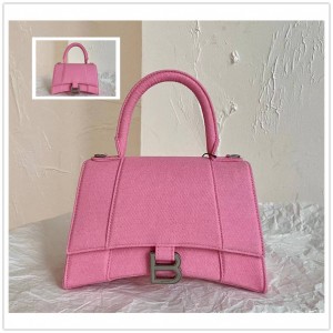 Balenciaga 5928331/5935461 Denim Pink Hourglass Hourglass Bag
