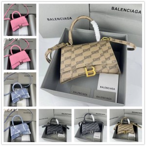 Balenciaga 592833/593546 HOURGLASS printed handbag