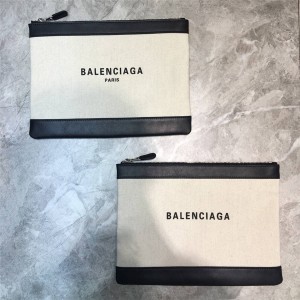 Balenciaga new canvas NAVY CABAS series handbag