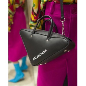 Balenciaga handbag new leather Triangle Duffle triangle bag