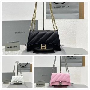 Balenciaga 736016 CRUSH XS Mini Quilted Chain Band Bag