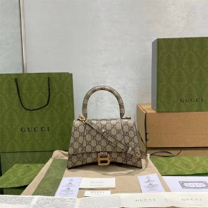 681697/593546 Gucci x Balenciaga Co branded Hourglass handbag 92940