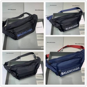 Balenciaga 533009 Wheel logo embroidered nylon waist pack chest pack 180613