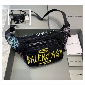 Balenciaga EXPLORER graffiti waist pack chest pack 180402