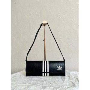 721932 Balenciaga X Adidas Oil Wax Pleated Shoulder Bag