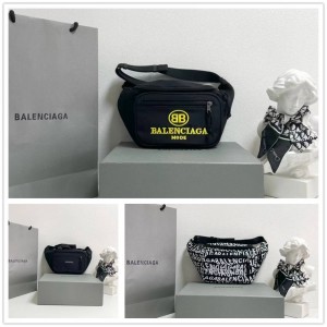Balenciaga Explorer embroidered nylon canvas waist pack chest pack