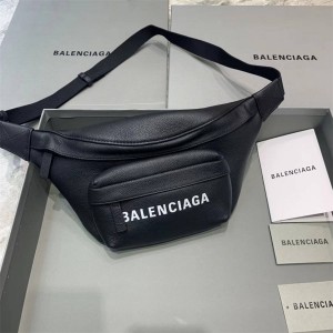 Balenciaga Explorer Men's and Women's Small Genuine Leather Waistpack Chest Bag
