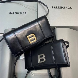 Balenciaga 592830 Hourglass Woc B Button One Shoulder Crossbody Bag