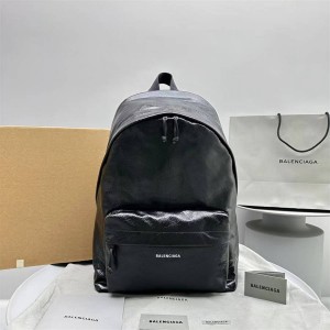 Balenciaga 503221 Cracked Sheepskin EXPLORER Men's Backpack 92191