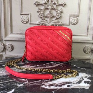 Balenciaga handbag Blancet quilted chain diagonal package