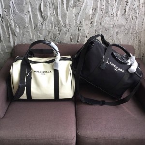 Balenciaga men's bag new canvas leather travel bag