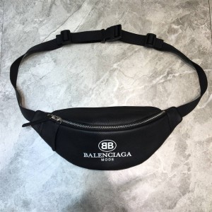 Balenciaga official website double B letter LOGO pocket chest bag