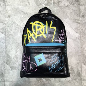 Balenciaga EXPLORER Graffiti ARENA Lambskin Backpack