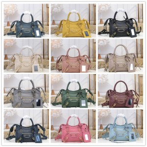 Balenciaga Classic City Sheepskin Motorcycle Bag