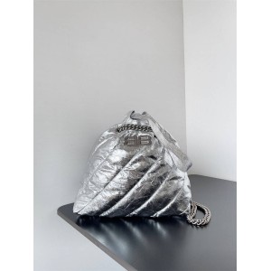 Balenciaga 7429422 CRUSH Small Tote Bag Quilted