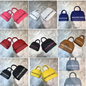 Balenciaga official website leather VILLE handbag