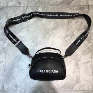 Balenciaga New Lychee Grained Leather Cross Body Bag