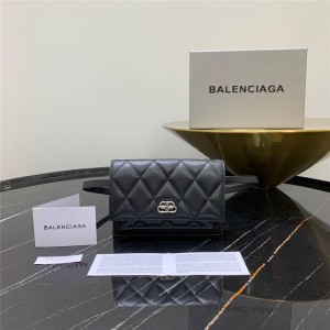 Balenciaga new diamond Sharp plus small quilted BB belt bag